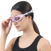 FabSports Adjustable Swim Goggles for Men & Women, Anti-Fog, Anti-UV, Leakproof, Durable, Comfortable Fit for Ages 10+