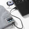 FabSports Winter Beige Skull Bluetooth & Led Headlights Cap