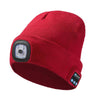 FabSports Winter Maroon Skull Bluetooth & Led Headlights Cap
