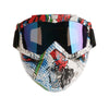 FabSports WhiteRed protective goggles Anti UV Mask