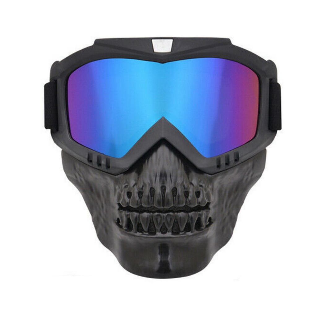 FabSports MultiColor Skull Design protective goggles Mask