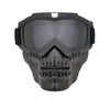FabSports Black Color Skull Design protective goggles Mask