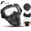 FabSports Clear Transparent Skull Design protective goggles Mask