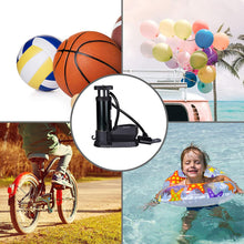 Load image into Gallery viewer, FabSports Portable High Pressure Foot Air Pump with pressure gauge for Cars, Bikes, Bicycles, Balls, Balloons etc
