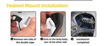 Load image into Gallery viewer, FabSports Helmet Rear light for Bikers / motorcycle for higher night visibilty on Highways
