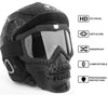 FabSports Black Color Skull Design protective goggles Mask