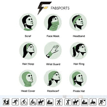 Load image into Gallery viewer, FabSports Cooling Arm Sleeves &amp; Bandana combo for Men &amp; Women with UV Protection, Quick Dry
