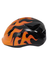 Load image into Gallery viewer, FabSports Orange Safety Helmet for Kids (5-10 years), Light weight Bicycle / Bike Helmet .
