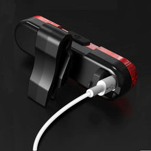 Load image into Gallery viewer, FabSports Red Rechargeable Bike Tail Lights, Cycling Warning Flashlight
