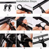 FabSports Black lightweight Aluminium Bicycle Handlebar extender for Headlamps