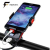 FabSports Red Multi functional Bicycle Headlight, with Phone Holder, Horn & Power Bank