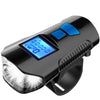 FabSports Black LED Bike Light Set, Bright Bicycle Front Light light.