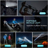 FabSports Black LED Bike Light Set, Bright Bicycle Front Light light.