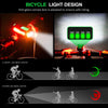 FabSports Bike /Bicycle Lights,USB Rechargeable, Waterproof, Super Bright Front Headlight with 5 Light & Sound Modes(130db)