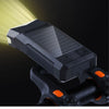 FabSports Bicycle LED Headlight, USB &amp; Solar Rechargeable Bike Light and Waterproof &amp; Easy to install.
