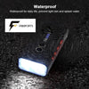 FABSPORTS Rechargeable Waterproof LED Bike / Bicycle Front Headlight, 2*10 Watts, with 2400mAh Battery also used as Power-bank during long rides