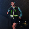 FabSports LED Reflective Running Safety Vest with Front light, 360° High Visibility Reflective Night