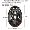 FabSports Green White Light weight Bicycle / Bike Helmet with flexible padding.