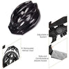 FabSports Green White Light weight Bicycle / Bike Helmet with flexible padding.