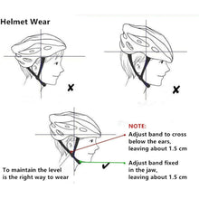 Load image into Gallery viewer, FabSports Black White Light weight Bicycle / Bike Helmet with flexible padding.
