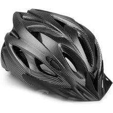 Load image into Gallery viewer, FabSports Black Light weight Bicycle / Bike Helmet with flexible padding.
