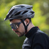 FabSports Black Light weight Bicycle / Bike Helmet with flexible padding.