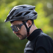 Load image into Gallery viewer, FabSports Black Light weight Bicycle / Bike Helmet with flexible padding.
