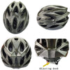 FabSports Black Light weight Bicycle / Bike Helmet with flexible padding.