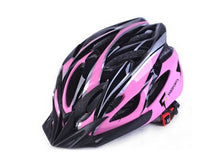 Load image into Gallery viewer, FabSports Black Pink Light weight Bicycle / Bike Helmet with flexible padding.
