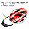 FabSports Red White Light weight Bicycle / Bike Helmet with flexible padding.