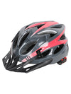 FabSports Black Red Light weight Bicycle Helmet with Back Light