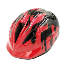 Load image into Gallery viewer, FabSports Red Safety Helmet for Kids (5-10 years), Light weight Bicycle / Bike Helmet .
