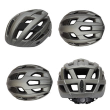Load image into Gallery viewer, FabSports Matte Finish Adjustable Cycling Helmet for Kids to Adults, Integrally-Molded &amp; light-weight with Detachable Visor
