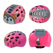 Load image into Gallery viewer, FabSports Kids Adjustable Bicycle Bike Helmet, Light-Weight Paw Bicycle Helmet for Girls &amp; Boys- Adjustable Size Safety Helmet for Children (Age 5-12)
