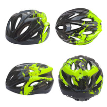 Load image into Gallery viewer, FabSports CE &amp; CPSC Certified Abstract Printed Bike/Bicycle Cycling Helmet for Kids to Adults. Light-weight Bicycle Helmet with Detachable visor
