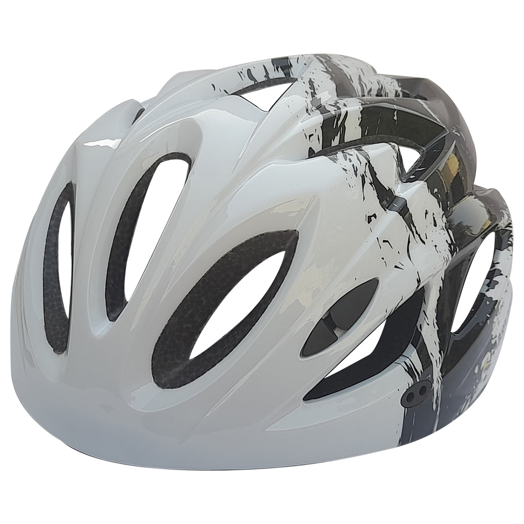 FabSports CE & CPSC Certified Abstract Printed Bike/Bicycle Cycling Helmet for Kids to Adults. Light-weight Bicycle Helmet with Detachable visor