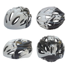 Load image into Gallery viewer, FabSports CE &amp; CPSC Certified Abstract Printed Bike/Bicycle Cycling Helmet for Kids to Adults. Light-weight Bicycle Helmet with Detachable visor
