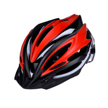 Load image into Gallery viewer, FabSports Bicycle Helmet with Back Light - CE Safety Certified, Lightweight, Mountain Bike Helmet For Kids &amp; Adults, Rear Light &amp; Detachable Sun Visor
