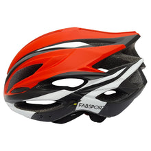 Load image into Gallery viewer, FabSports Bicycle Helmet with Back Light - CE Safety Certified, Lightweight, Mountain Bike Helmet For Kids &amp; Adults, Rear Light &amp; Detachable Sun Visor
