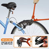FabSports Blue Bicycle Lock with 2 Keys, Portable with Mounting Bracket