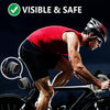 FabSports Blue Bicycle Lock with 2 Keys, Portable with Mounting Bracket