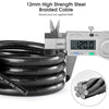 FabSports Bike Lock Cable,4 Feet / 1.2 meter, High Security 5 Digit Re-settable Combination Coiling Bicycle Cable Lock for Bicycle Outdoors.