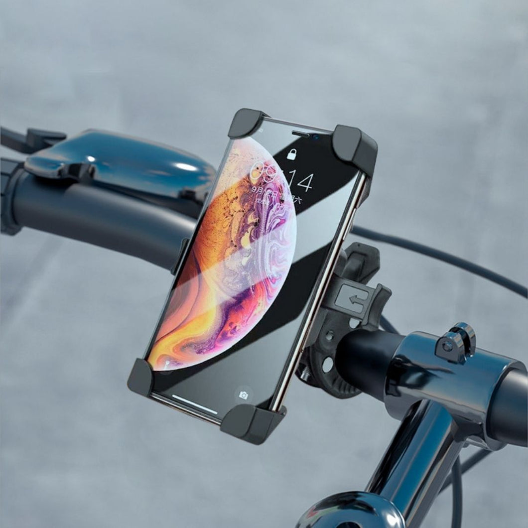 FabSports Universal 2 wheeler Phone Mount, Anti Shake with 360° Rotation mobile holder, fits all smartphones