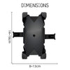 FabSports Universal 2 wheeler Phone Mount, Anti Shake with 360° Rotation mobile holder, fits all smartphones
