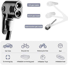 Load image into Gallery viewer, FabSports Double Cylinder Portable Floor Foot Pump | Air Tyre Inflator with 160 PSI Pressure Gauge for | Car Tyres |Bicycle Tyres | Bike Tyres | Motorcycle Tyres | Balls | Balloons
