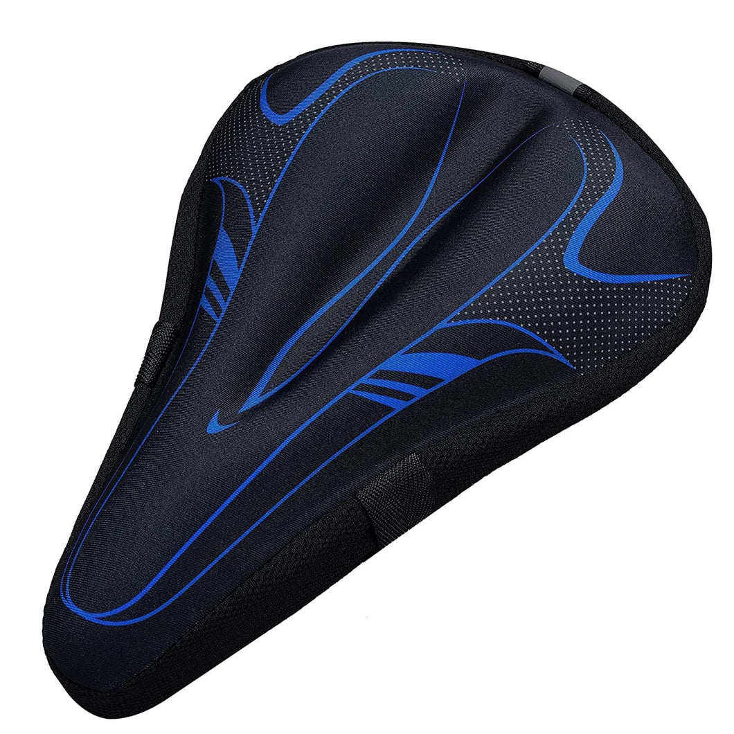 FabSports Gel Bike Blue Seat Cover Premium Bicycle Gel cushion
