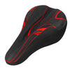 FabSports Gel Bike Red Seat Cover- Premium Bicycle Cushion Gel Saddle Pad, Fits Narrow / Slim Seats