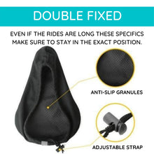 Load image into Gallery viewer, FabSports Gel Bike Seat Cover- Premium Bicycle Saddle Pad, Fits Narrow / Slim Seats
