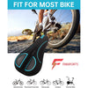 FabSports Bike/Bicycle Seat Cover with Thick soft Padded Gel & Memory foam for extra Comfort for endurance and long rides for Cycling, Spinning Class, Exercise Bike etc