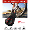 FabSports Bike/Bicycle Seat Cover with Thick soft Padded Gel & Memory foam for extra Comfort for endurance and long rides for Cycling, Spinning Class, Exercise Bike etc